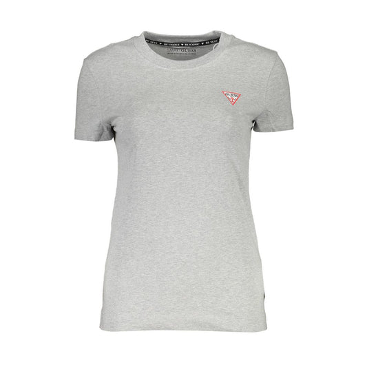 Gray Cotton Women Top