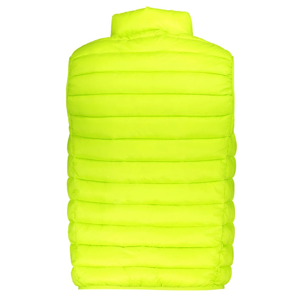 Sleek Sleeveless Green Polyamide Jacket