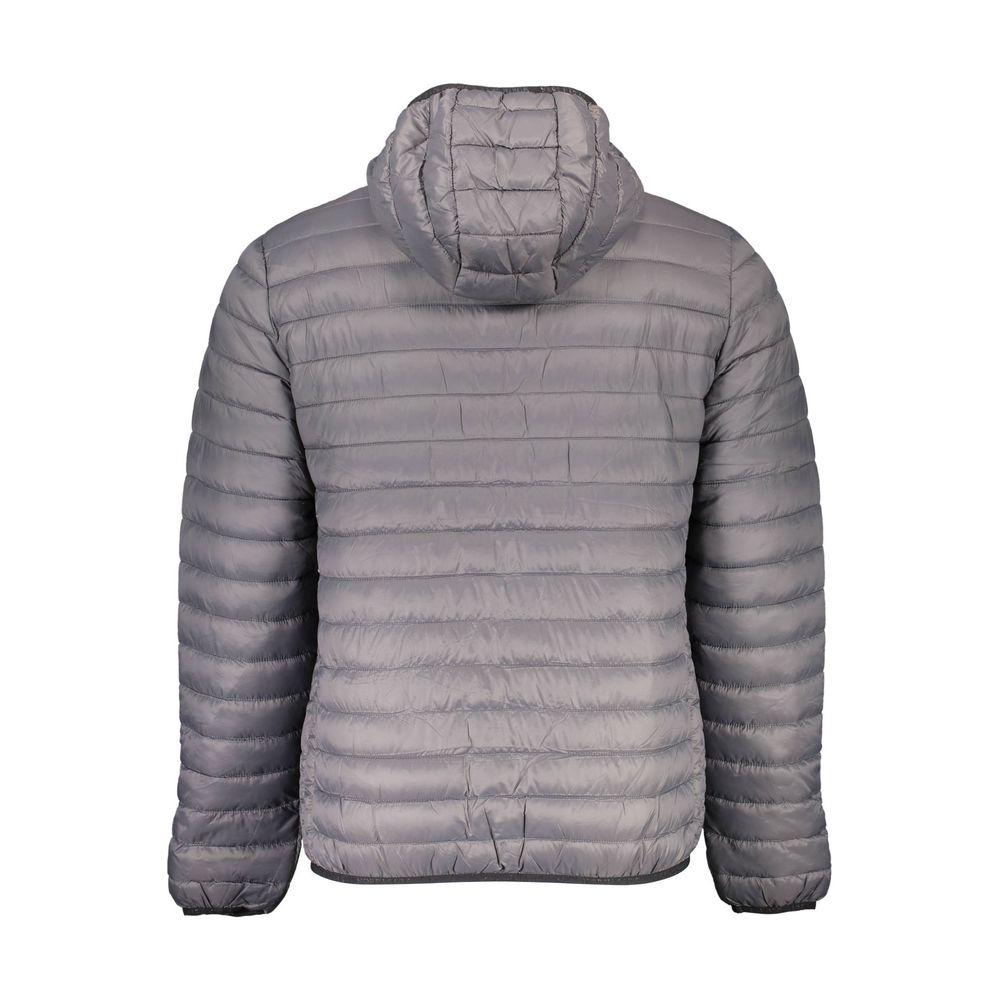 Gray Polyamide Men Jacket