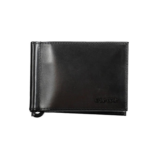 Black Leather Men Wallet