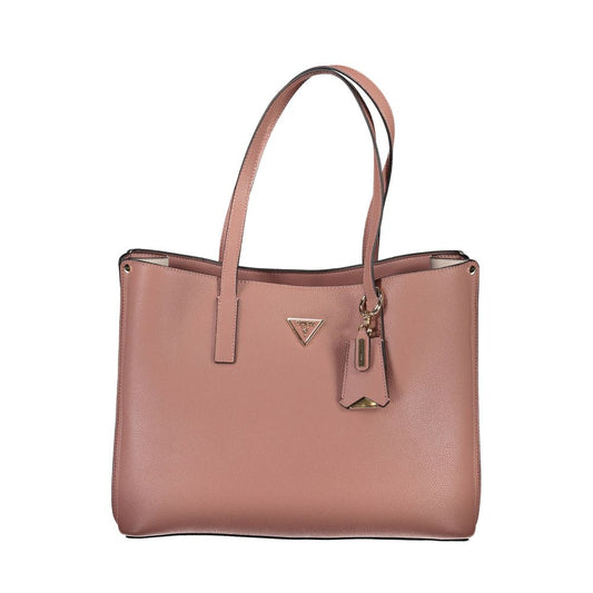 Pink Polyethylene Handbag