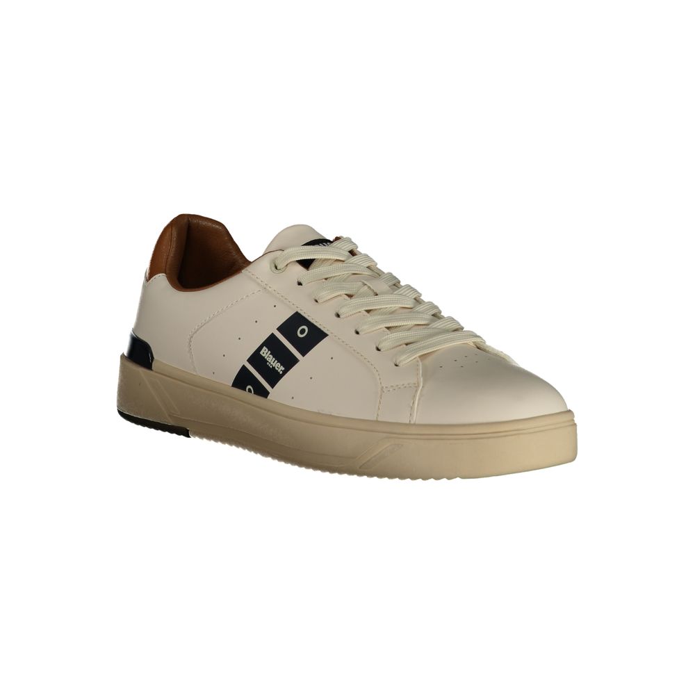 White Leather Men Sneaker