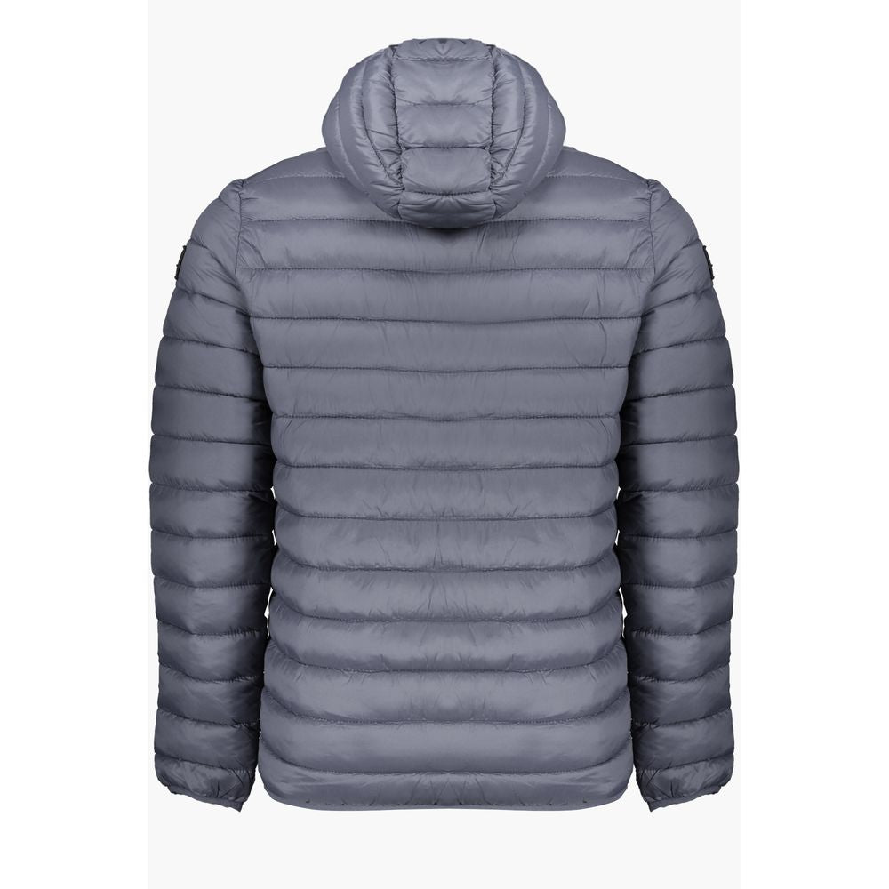 Gray Polyamide Men Jacket