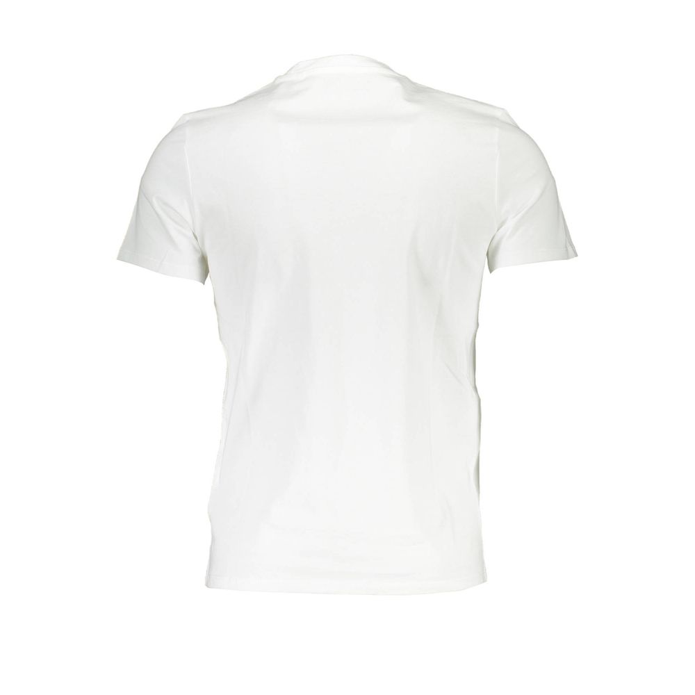 White Cotton Men T-Shirt