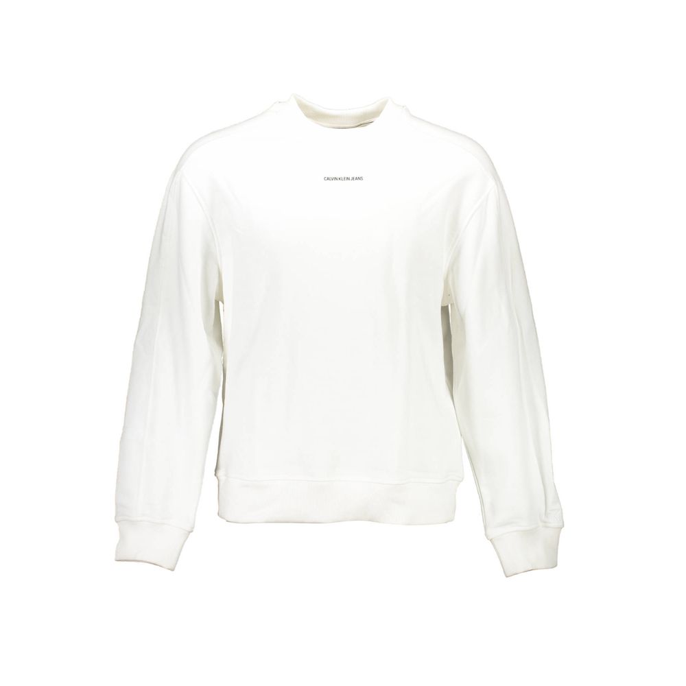 White Cotton Men Sweater