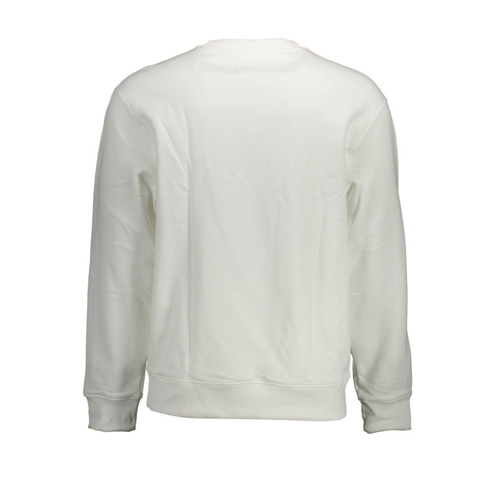 White Cotton Men Sweater