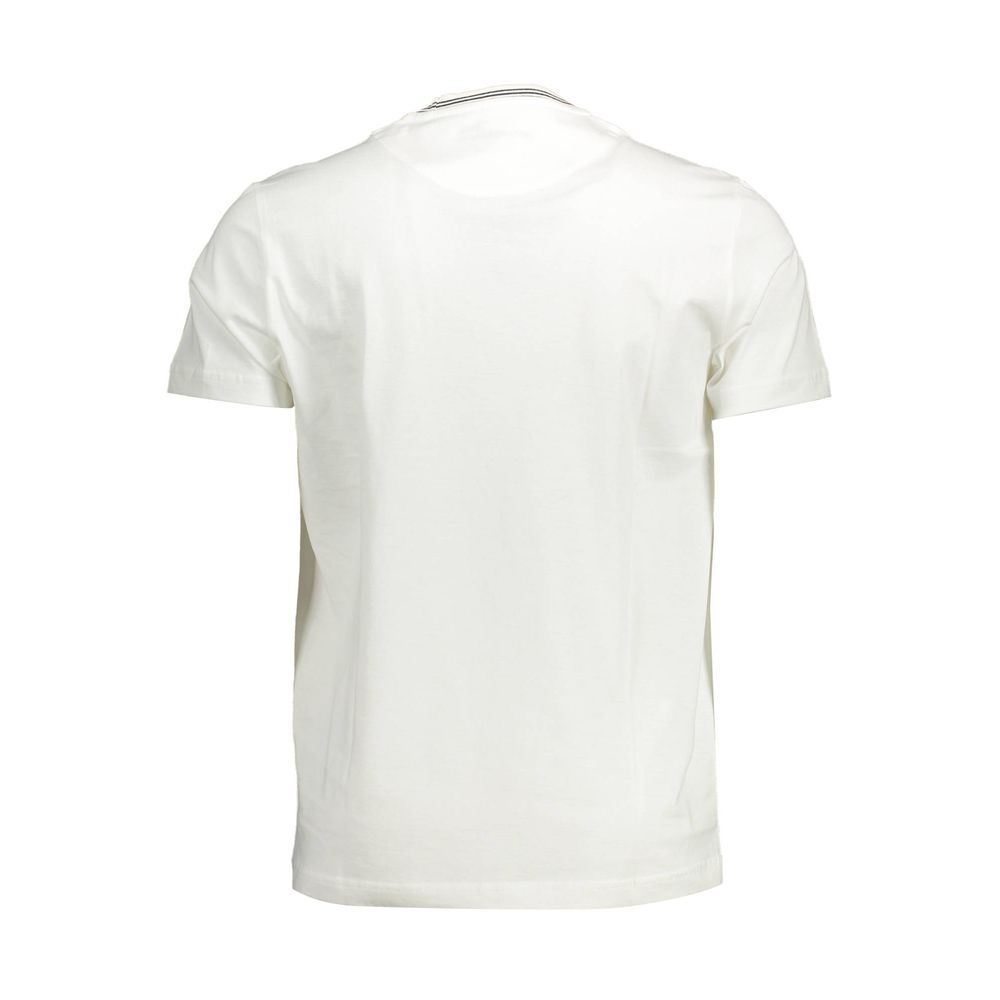 White Cotton Men T-Shirt