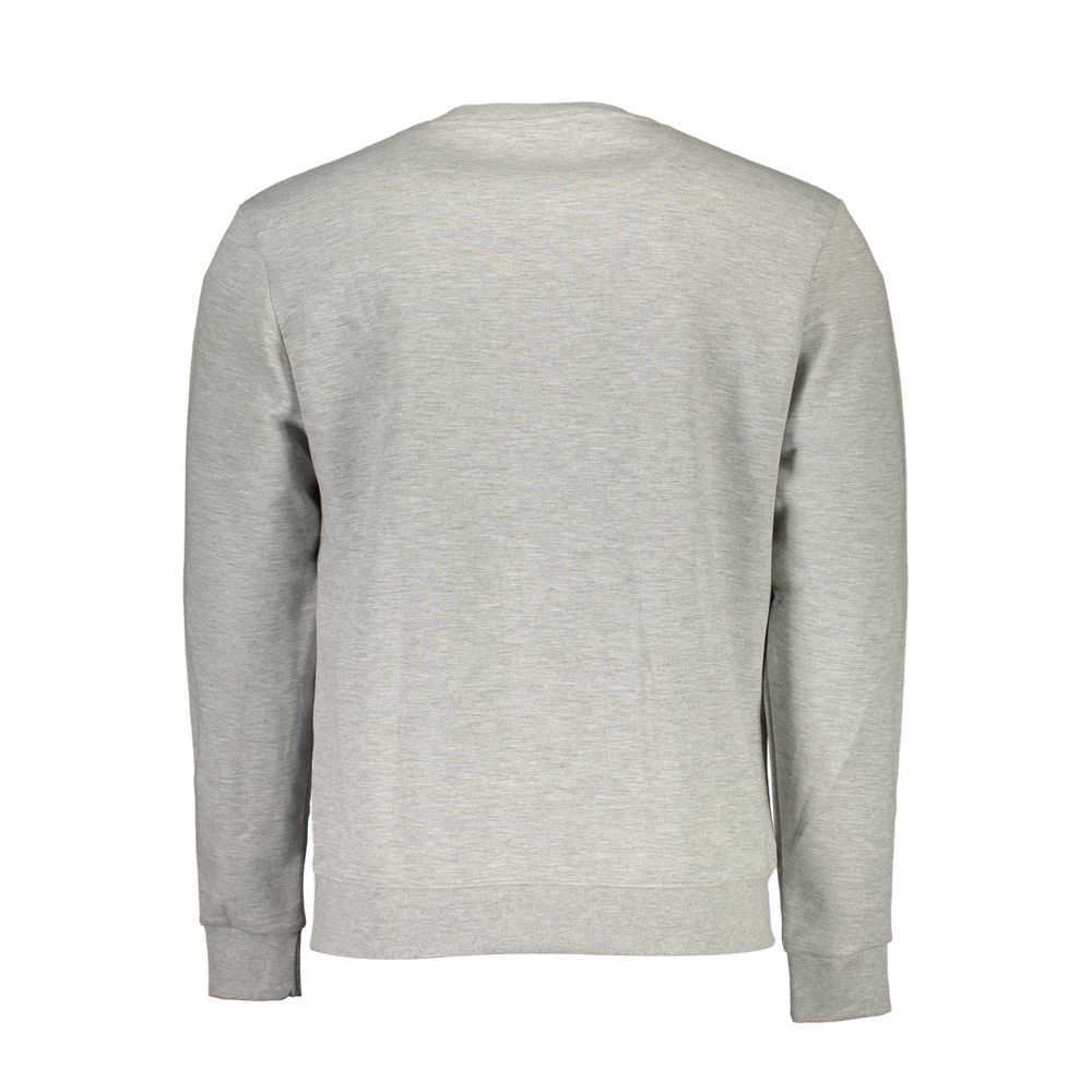 Gray Cotton Men Sweater