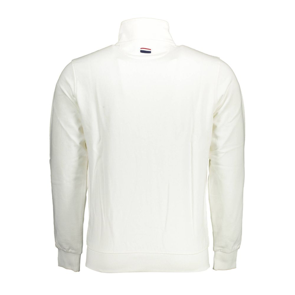 White Cotton Men Sweater