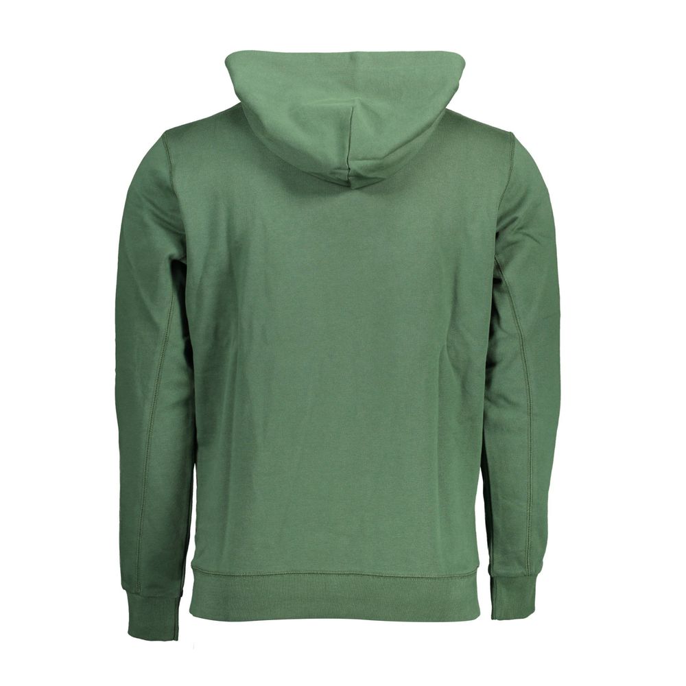 Green Cotton Men Sweater