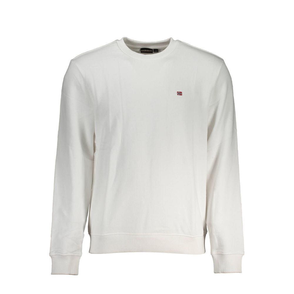 White Cotton Men Sweater