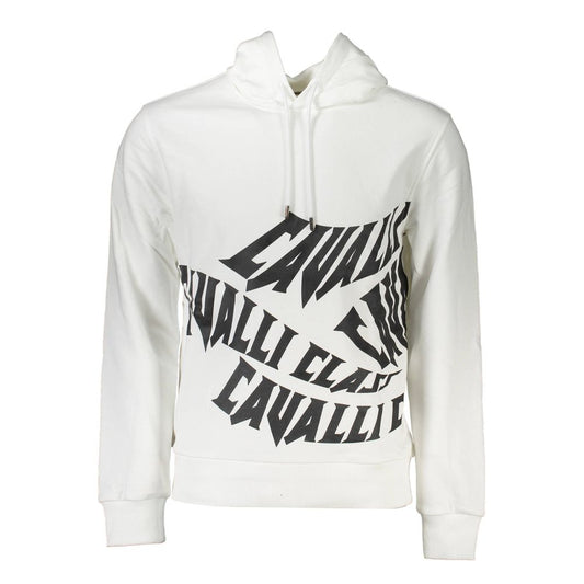 White Cotton Men Sweatshirt