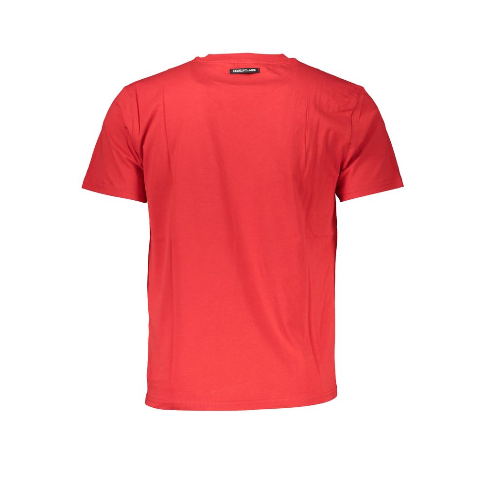 Red Cotton Men T-Shirt