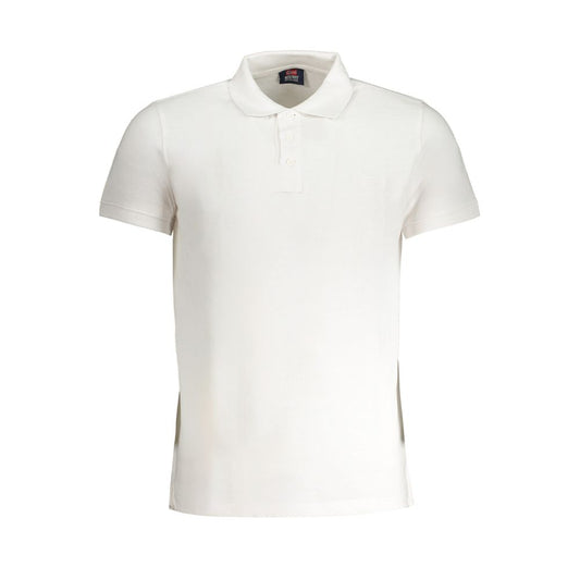 White Cotton Polo Shirt