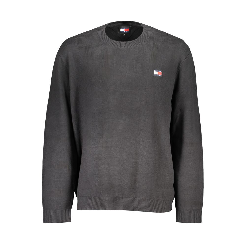 Black Cotton Sweater