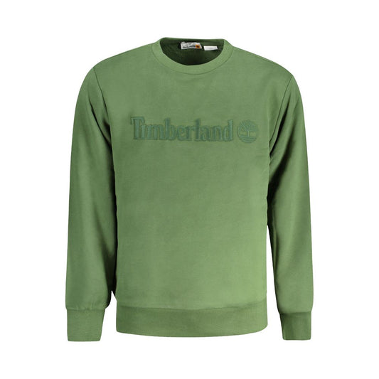 Green Cotton Men Sweater