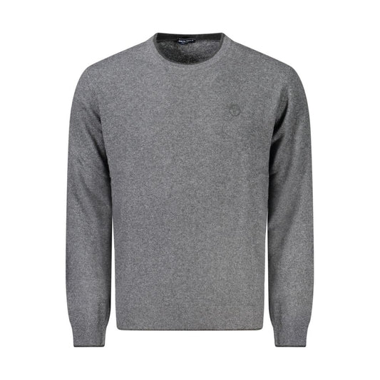 Gray Wool Mens Sweater