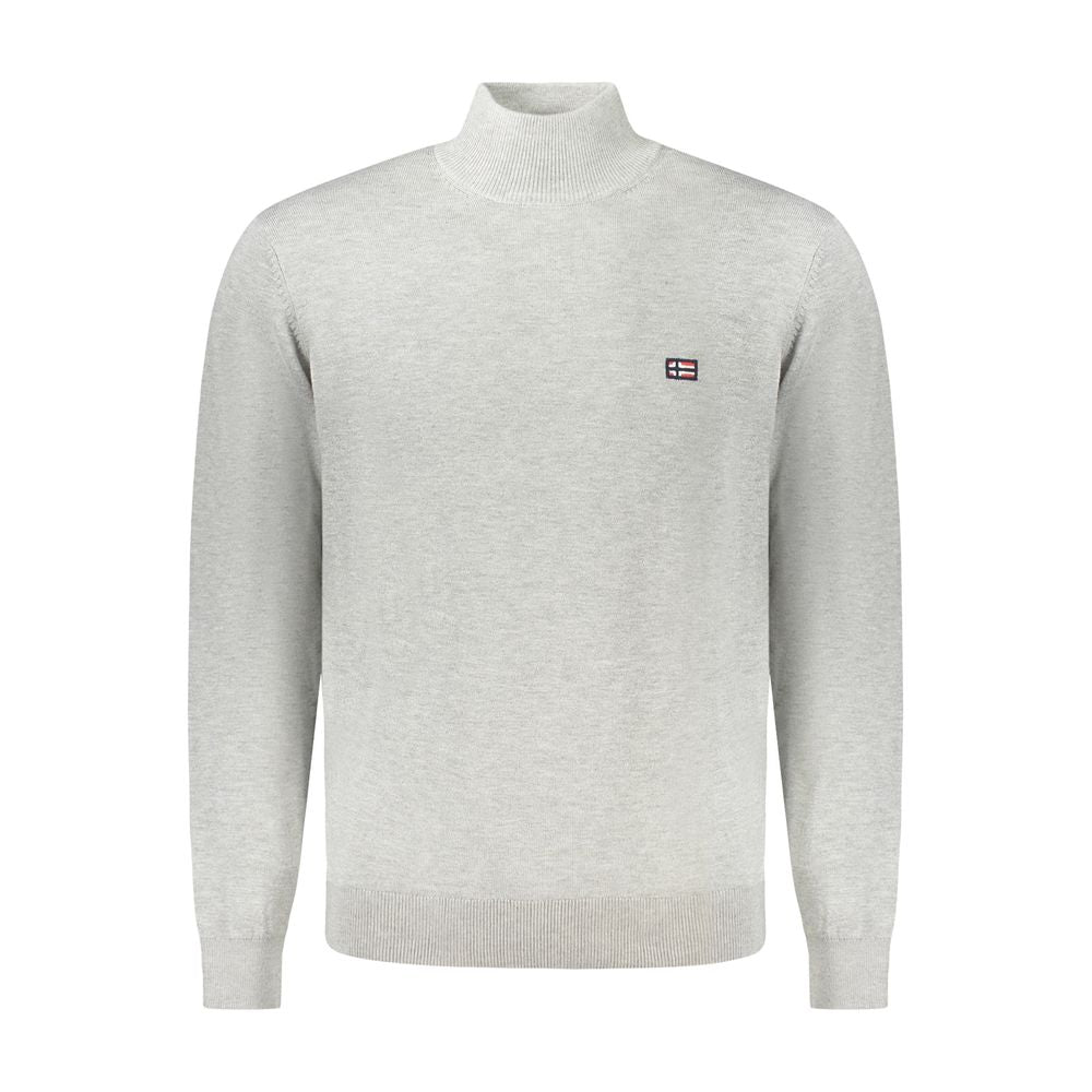 Gray Polyamide Men Sweater