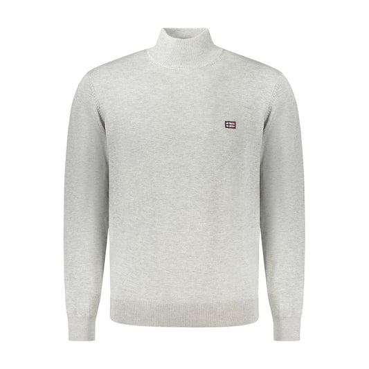 Gray Polyamide Men Sweater