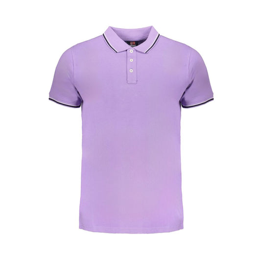 Purple Cotton Polo Shirt