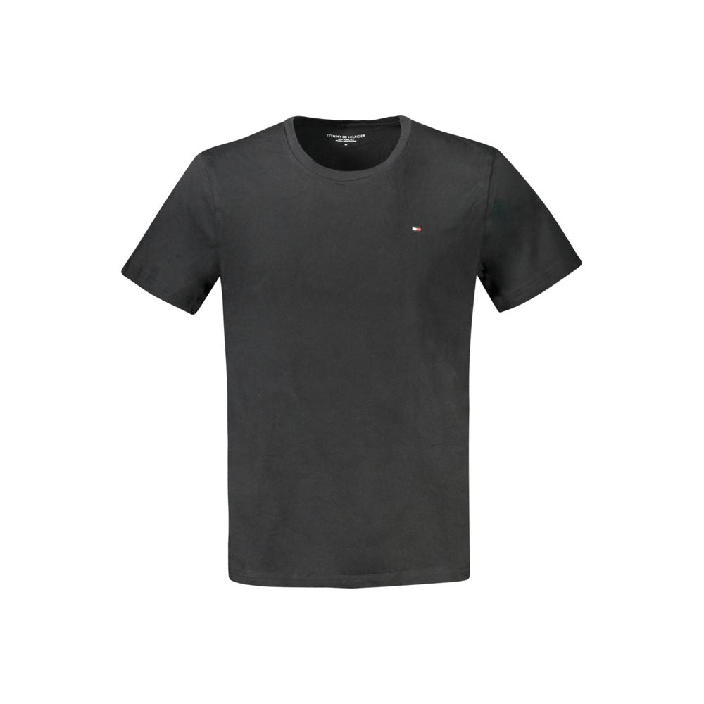 Black Cotton Men TShirt