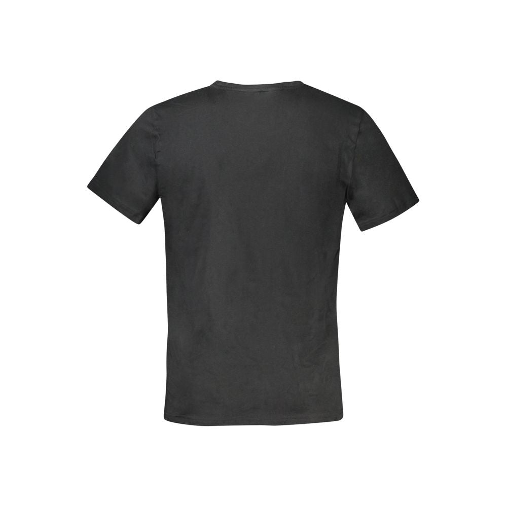 Black Cotton Men TShirt