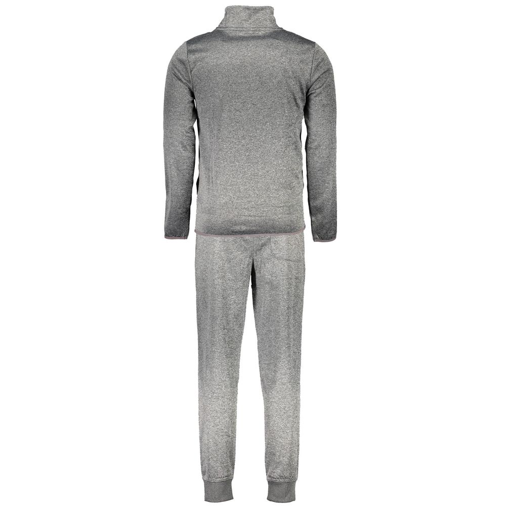 Gray Polyester Men Sweater