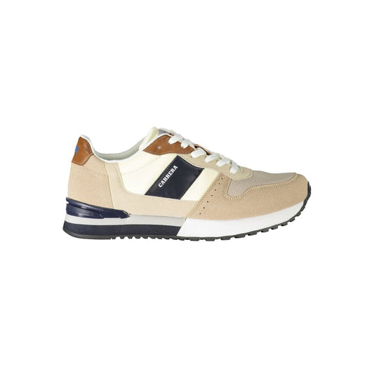 Beige Polyester Sneaker