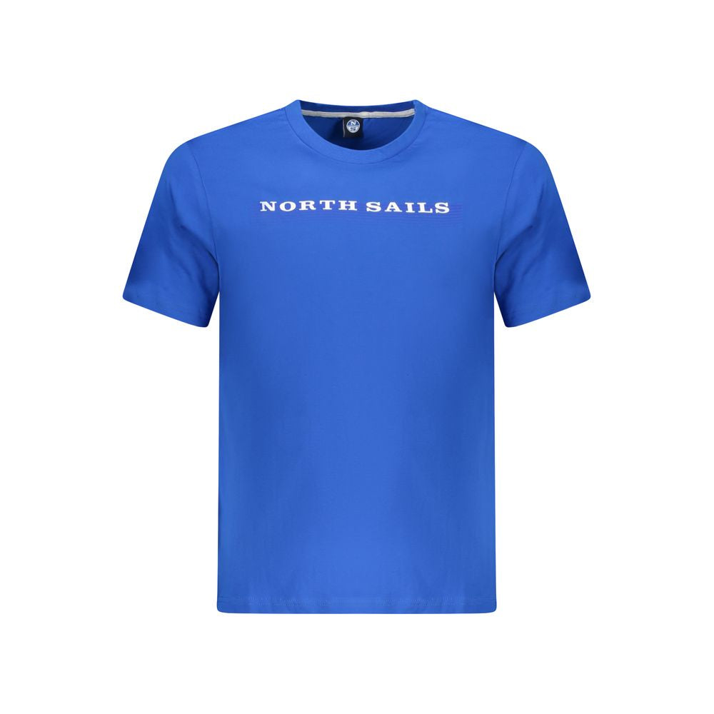 Blue Cotton Men TShirt