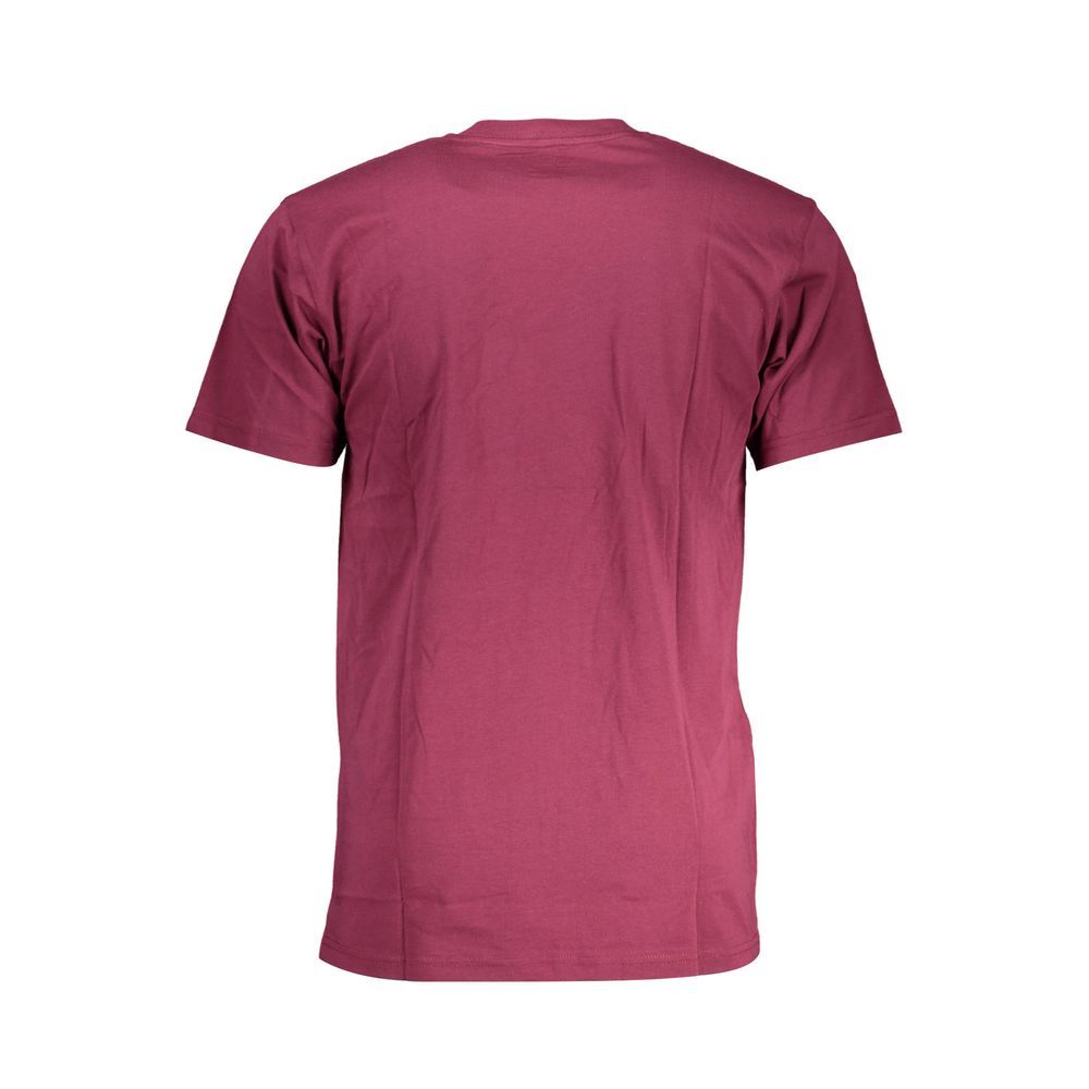 Purple Cotton Men T-Shirt