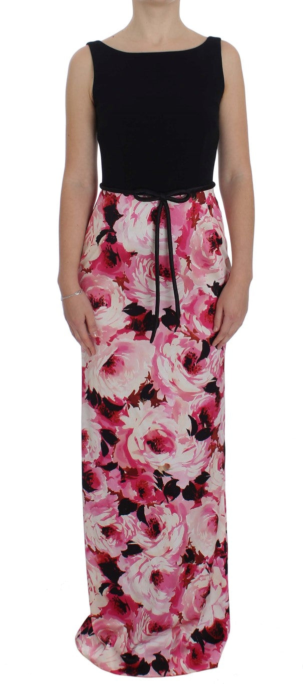 Floral Elegance Sheath Long Dress