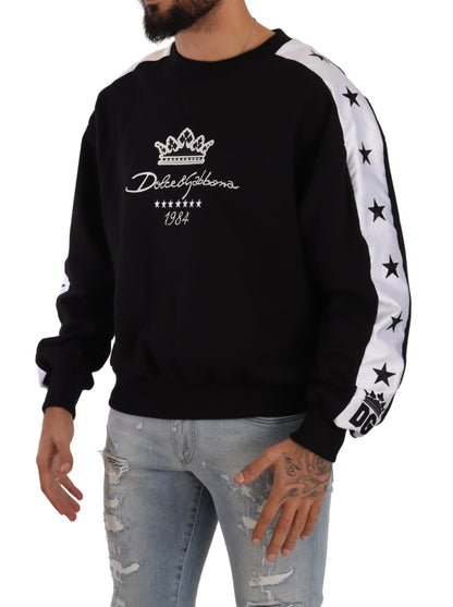 Dolce & Gabbana Elegant Crown 1984 Crewneck Sweater