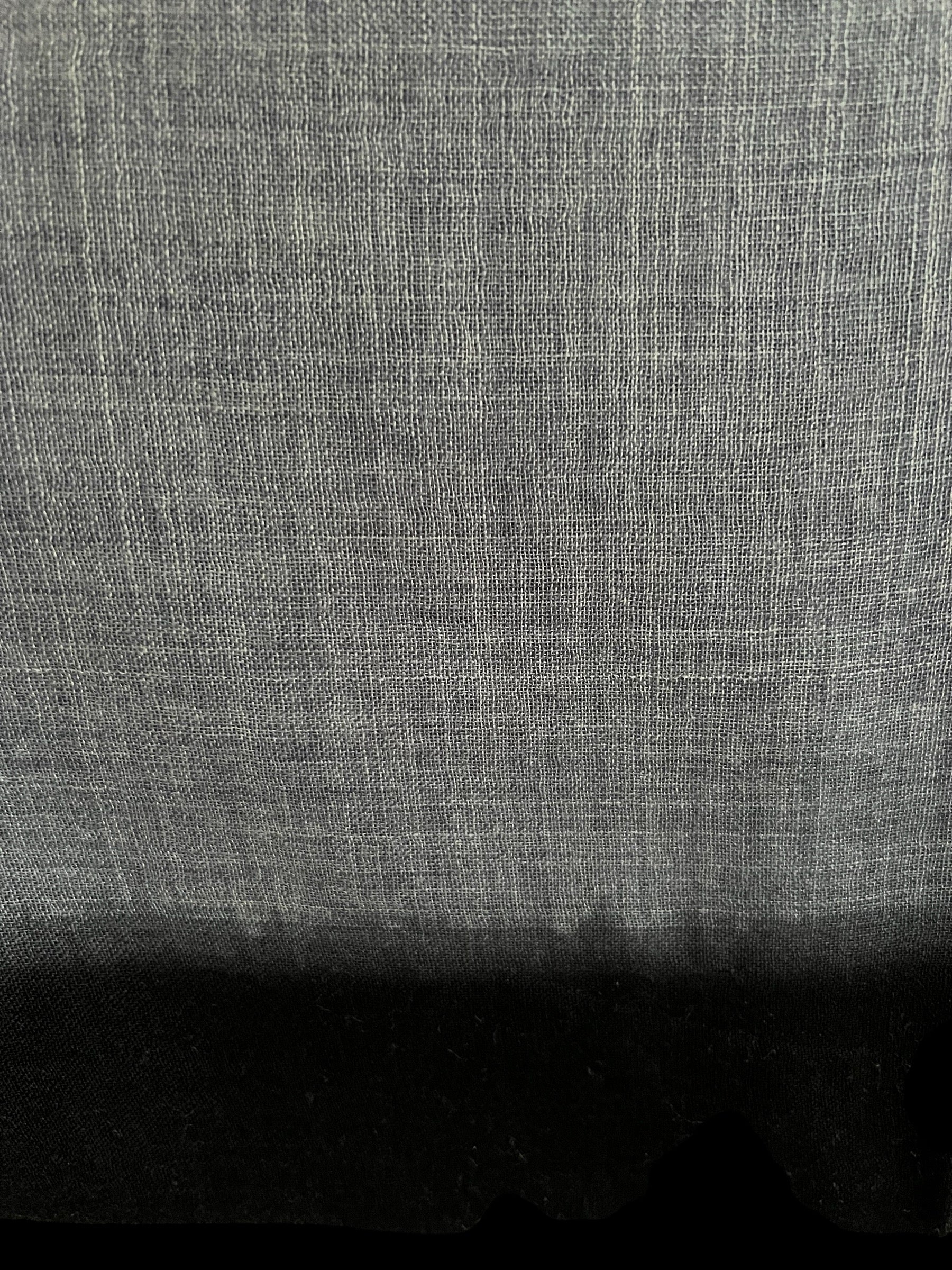 Gray with Black Border Ombre- Silk Wool - Scarves / Wraps / Stoles