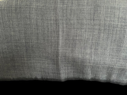 Gray with Black Border Ombre- Silk Wool - Scarves / Wraps / Stoles