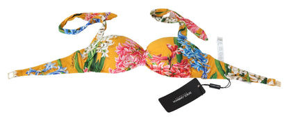 Dolce & Gabbana Sunny Floral Bikini Top - Summer Elegance