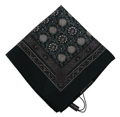 Dolce & Gabbana Exquisite Silk Pocket Square Handkerchief