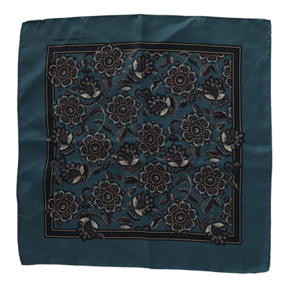 Dolce & Gabbana Elegant Floral Silk Pocket Square