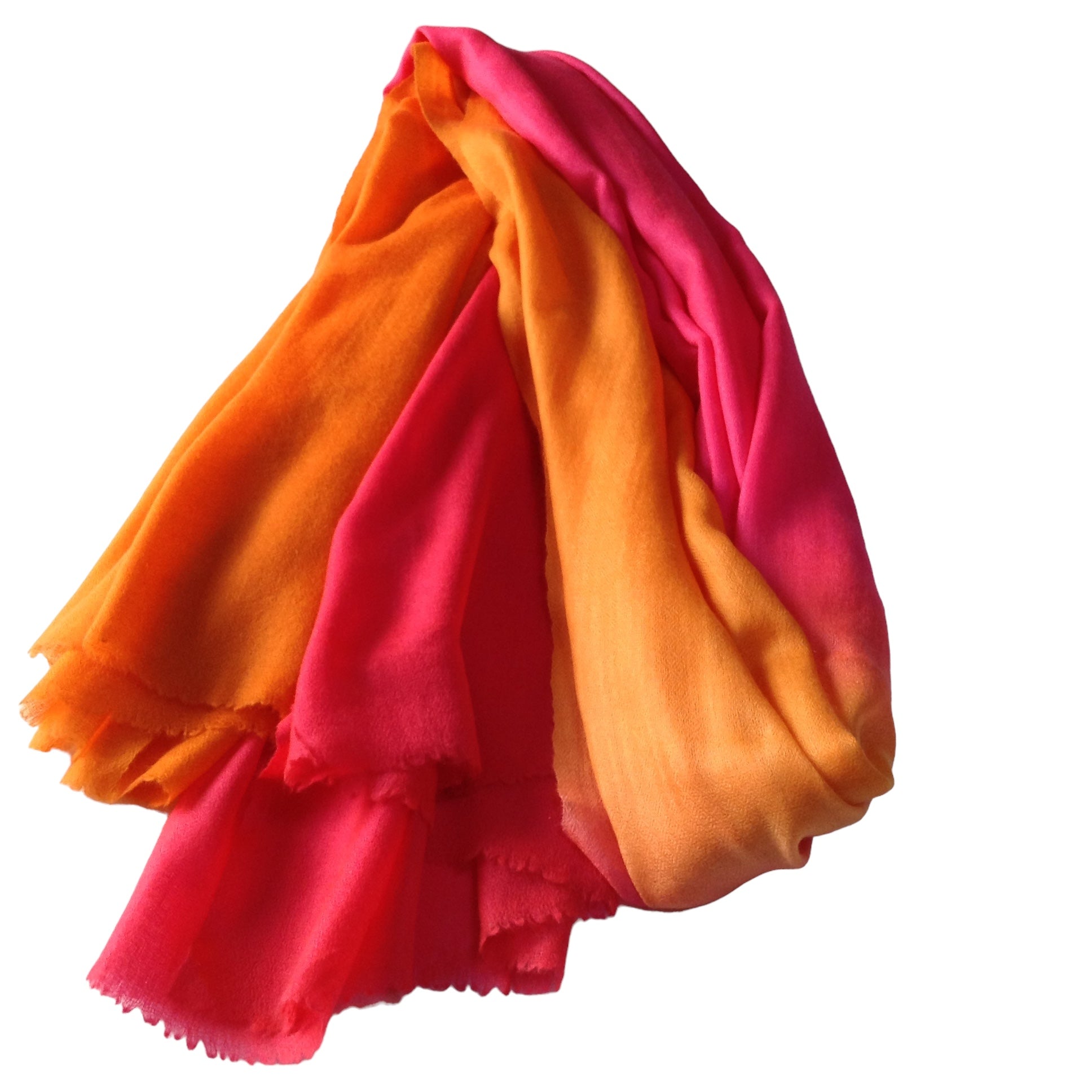 Pink & Orange Ombré Super Pashmina - Scarves / Wraps / Stoles