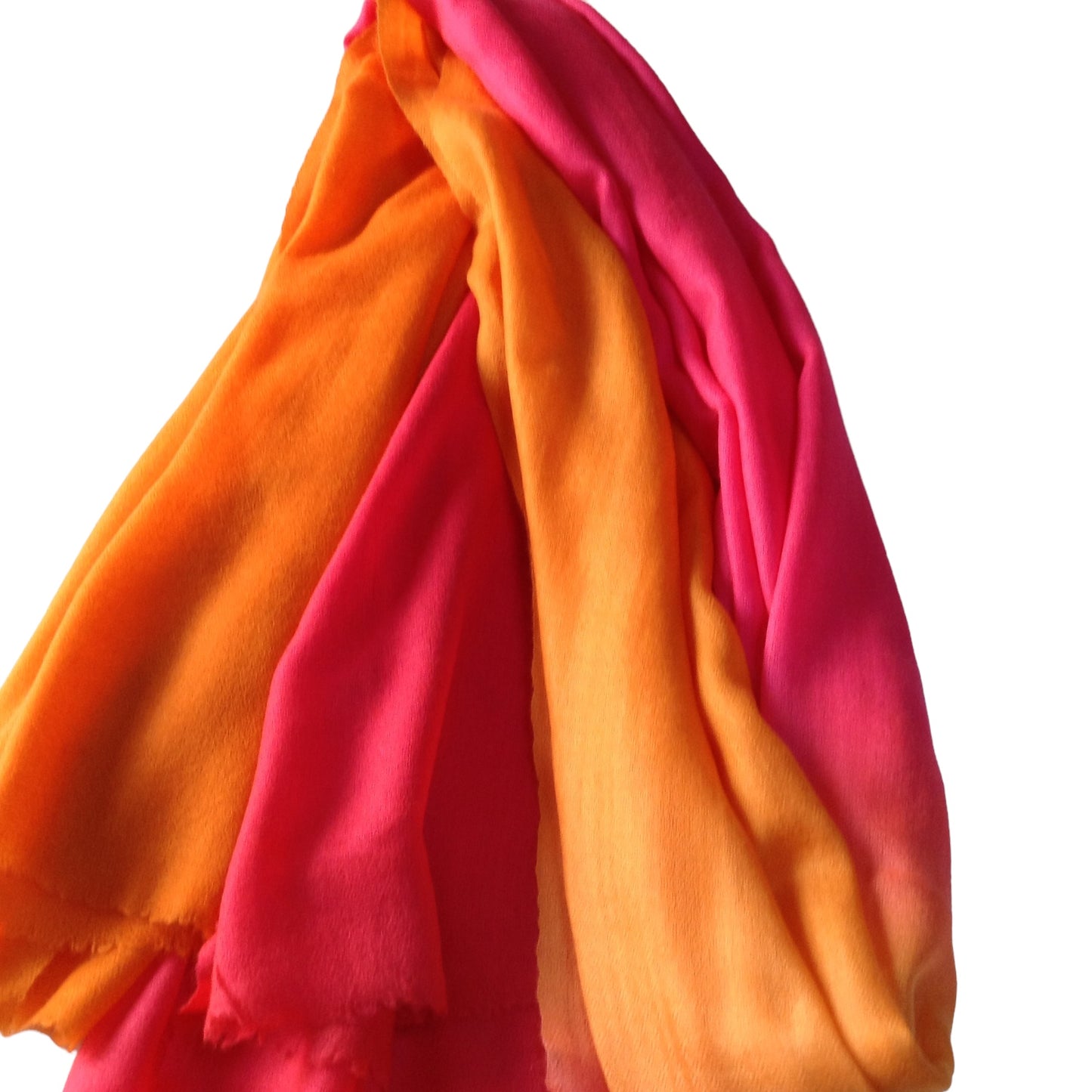 Pink & Orange Ombré Super Pashmina - Scarves / Wraps / Stoles