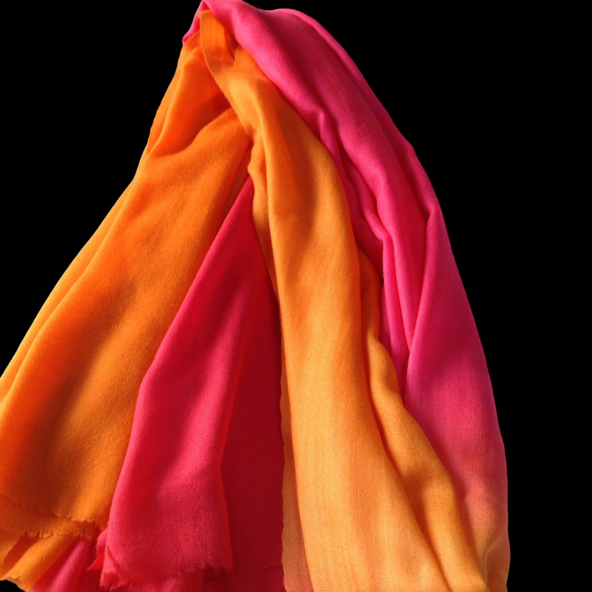 Pink & Orange Ombré Super Pashmina - Scarves / Wraps / Stoles