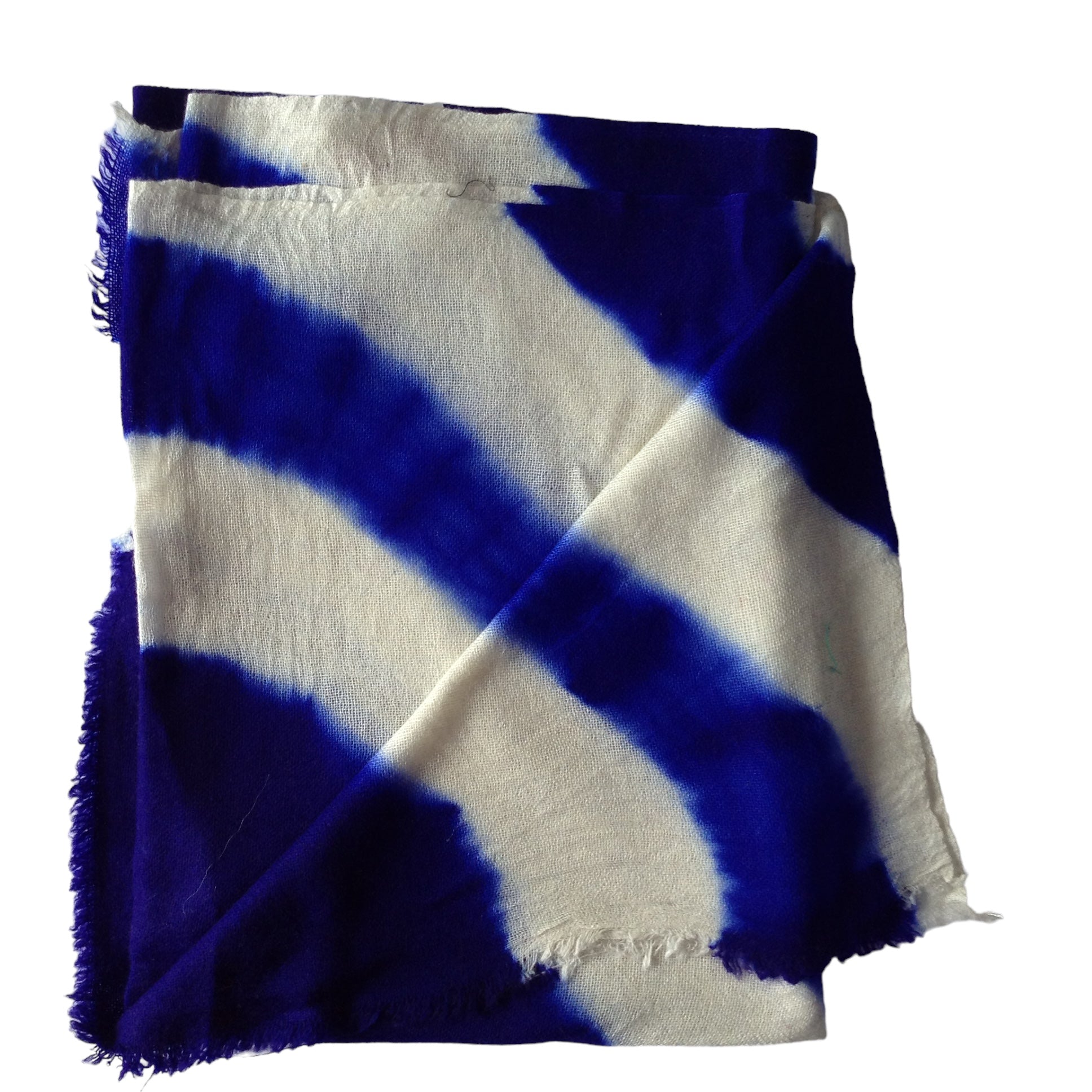 Blue & White Gauze  - Scarves / Wraps / Stoles