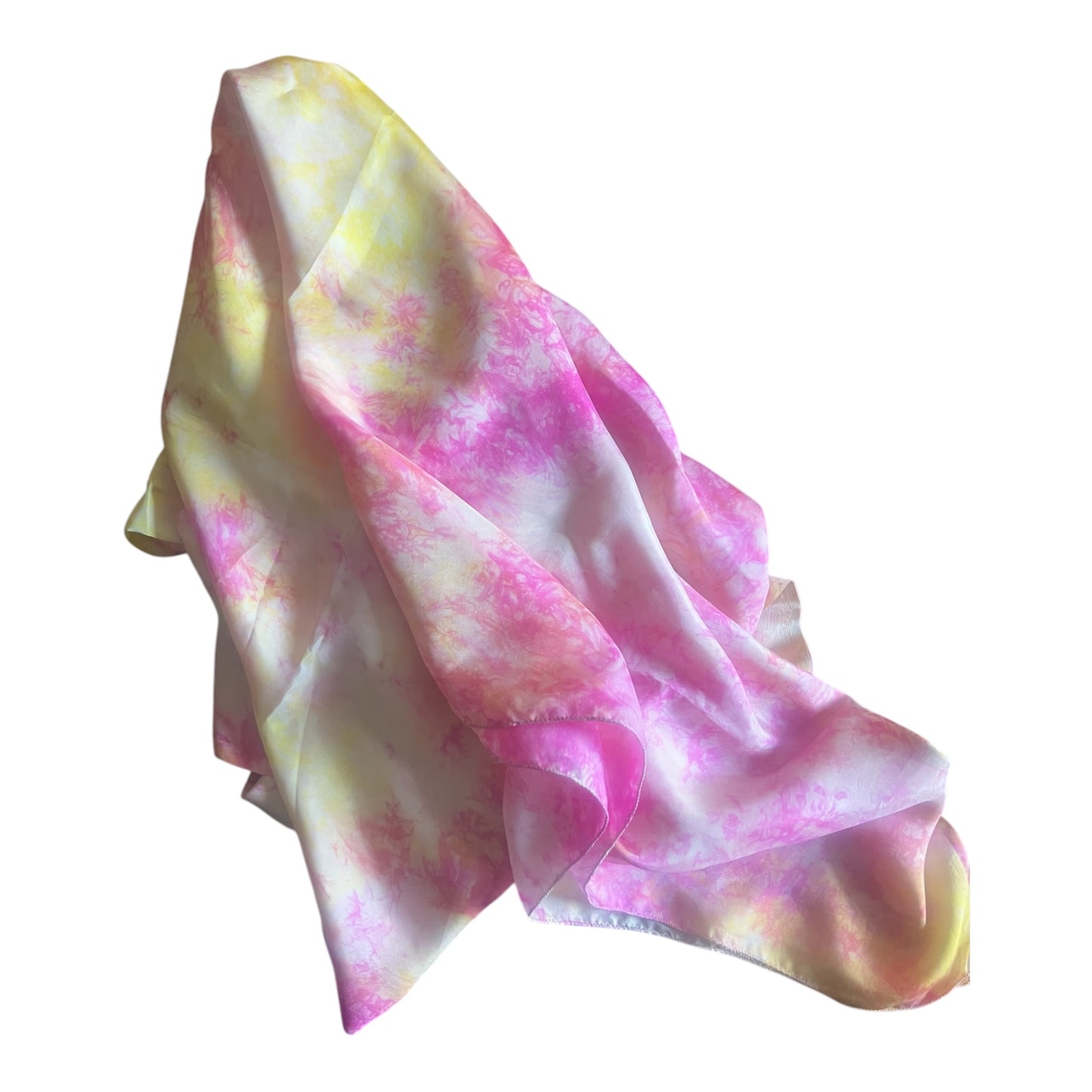 Sunset Glow Silk Scarf