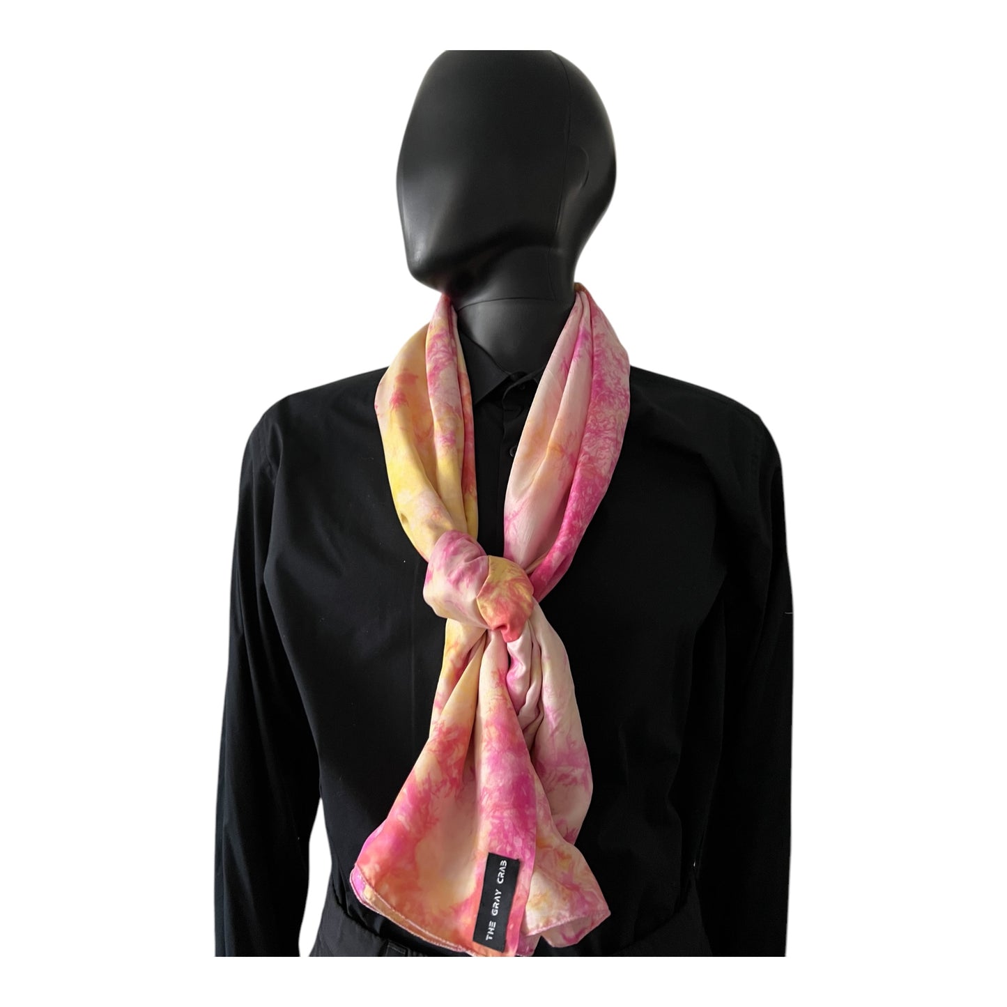 Sunset Glow Silk Scarf