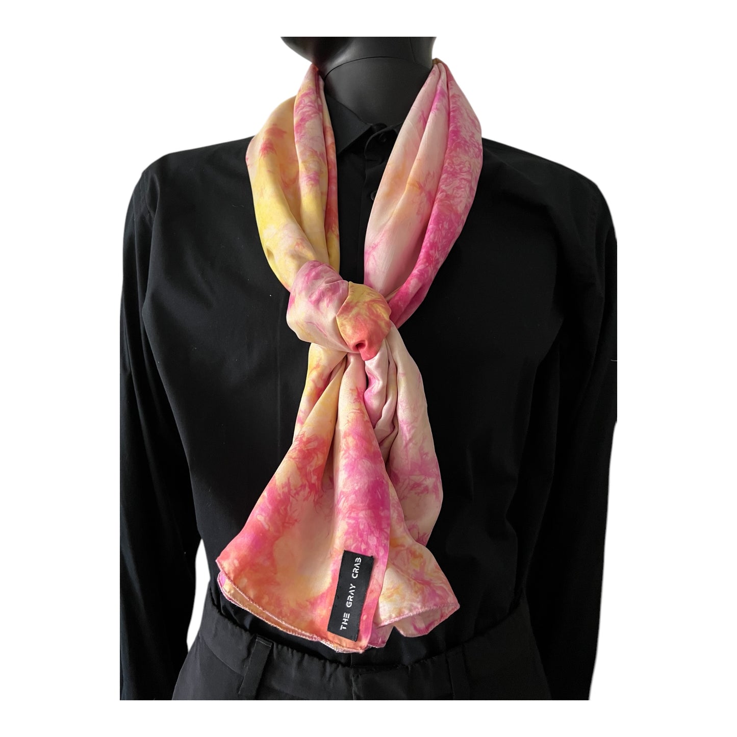 Sunset Glow Silk Scarf