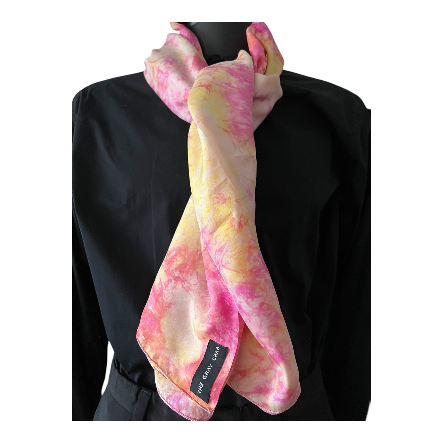 Sunset Glow Silk Scarf