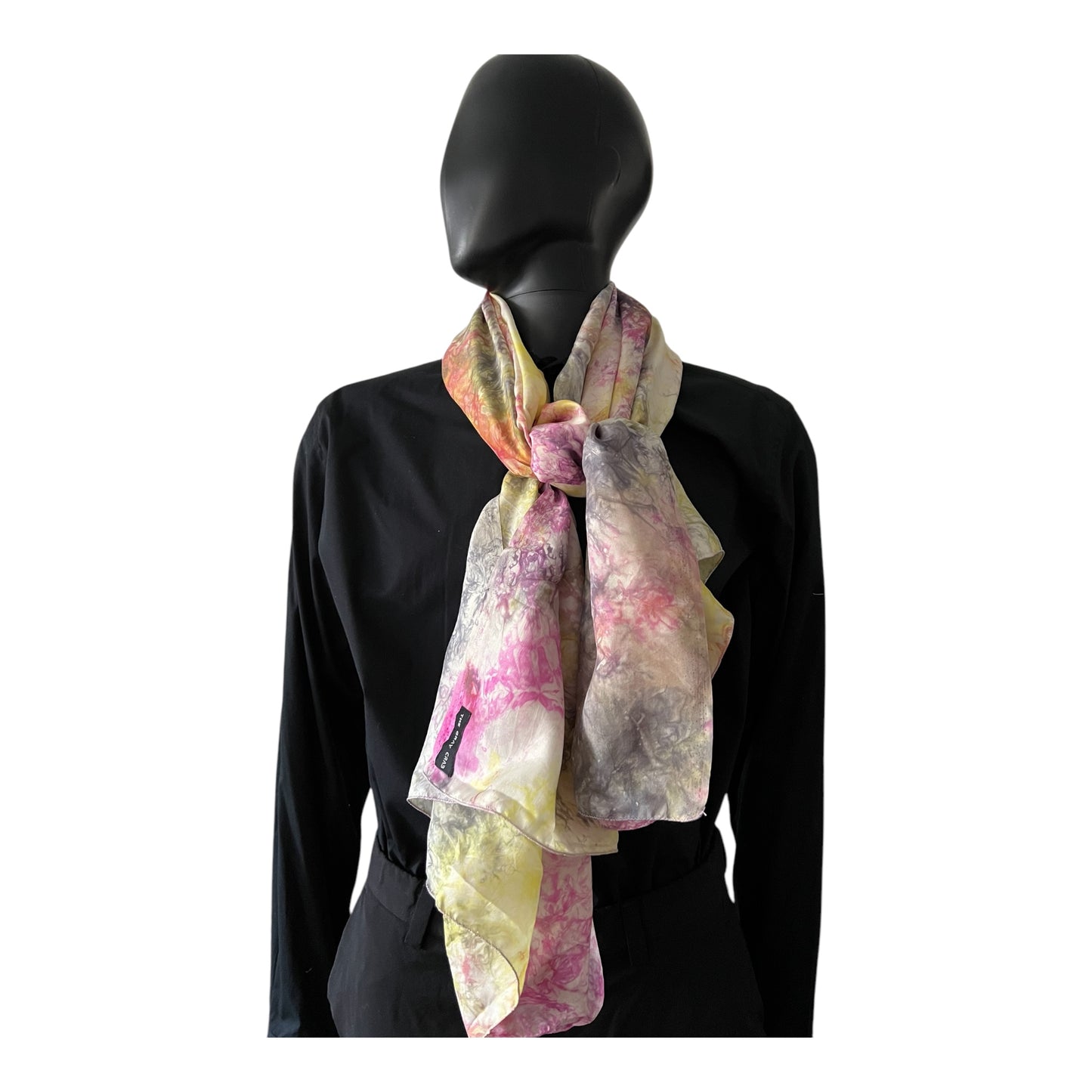 Aurora Bloom Silk Scarf