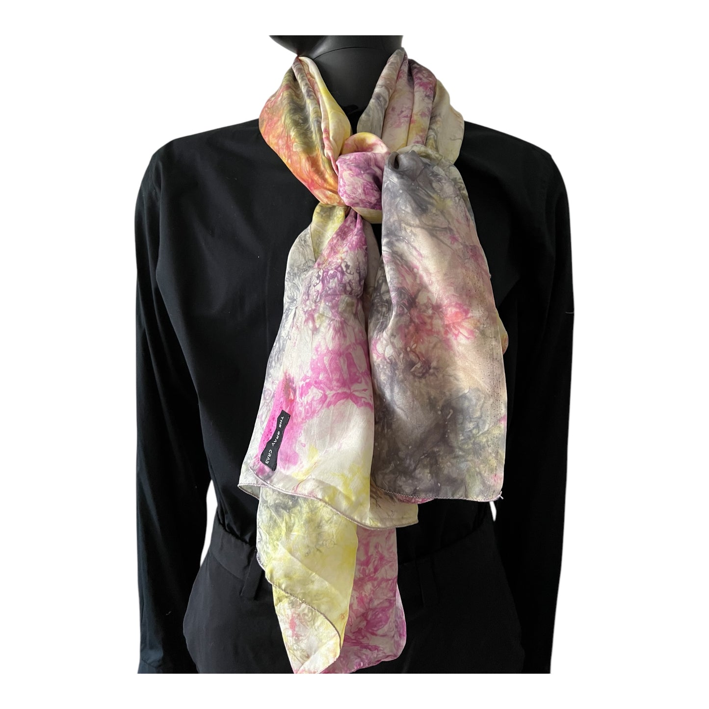 Aurora Bloom Silk Scarf