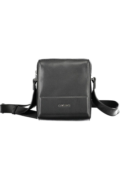 Calvin Klein Elegant Black Shoulder Bag with Eco Edge