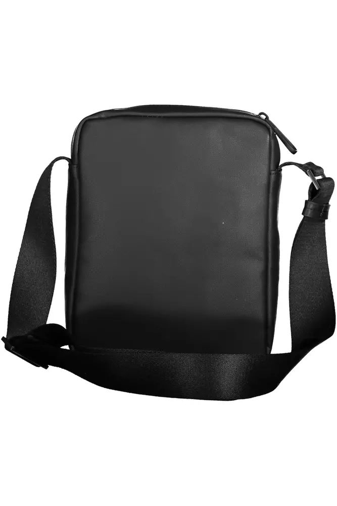 Calvin Klein Sleek Black Contrast Detail Shoulder Bag