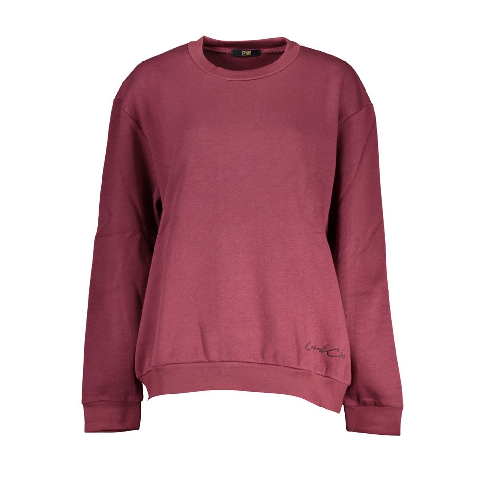 Cavalli Class Elegant Fleece Crew Neck Sweatshirt